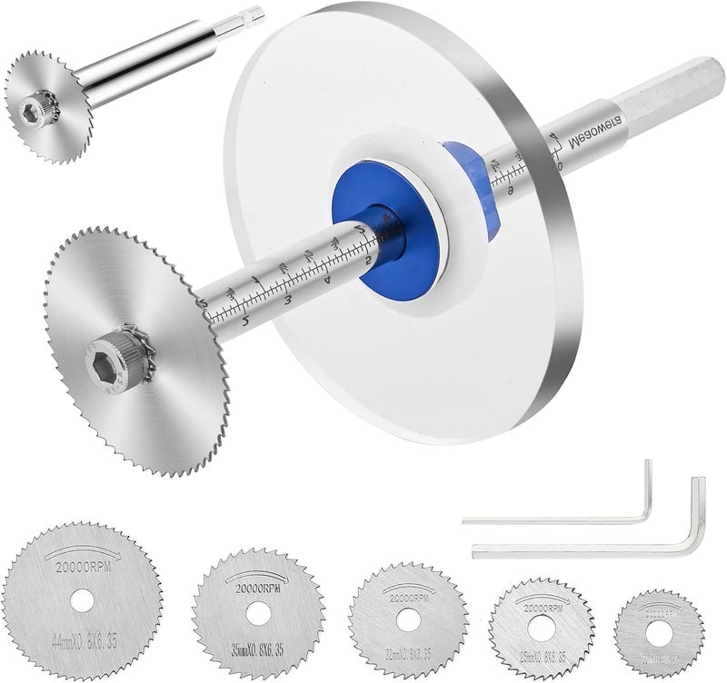 Meaowera PVC Pipe Internal Cutter Set – 360° Rotating Cutting Tool with Adjustable Depth Gauge, 5 Blades & 2 Mandrels, Portable PVC/ABS Pipe Cutter for Internal Cutting - Image 1